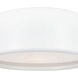 Campton 2 Light 14 inch White Drum Shade Flush Mount Ceiling Light