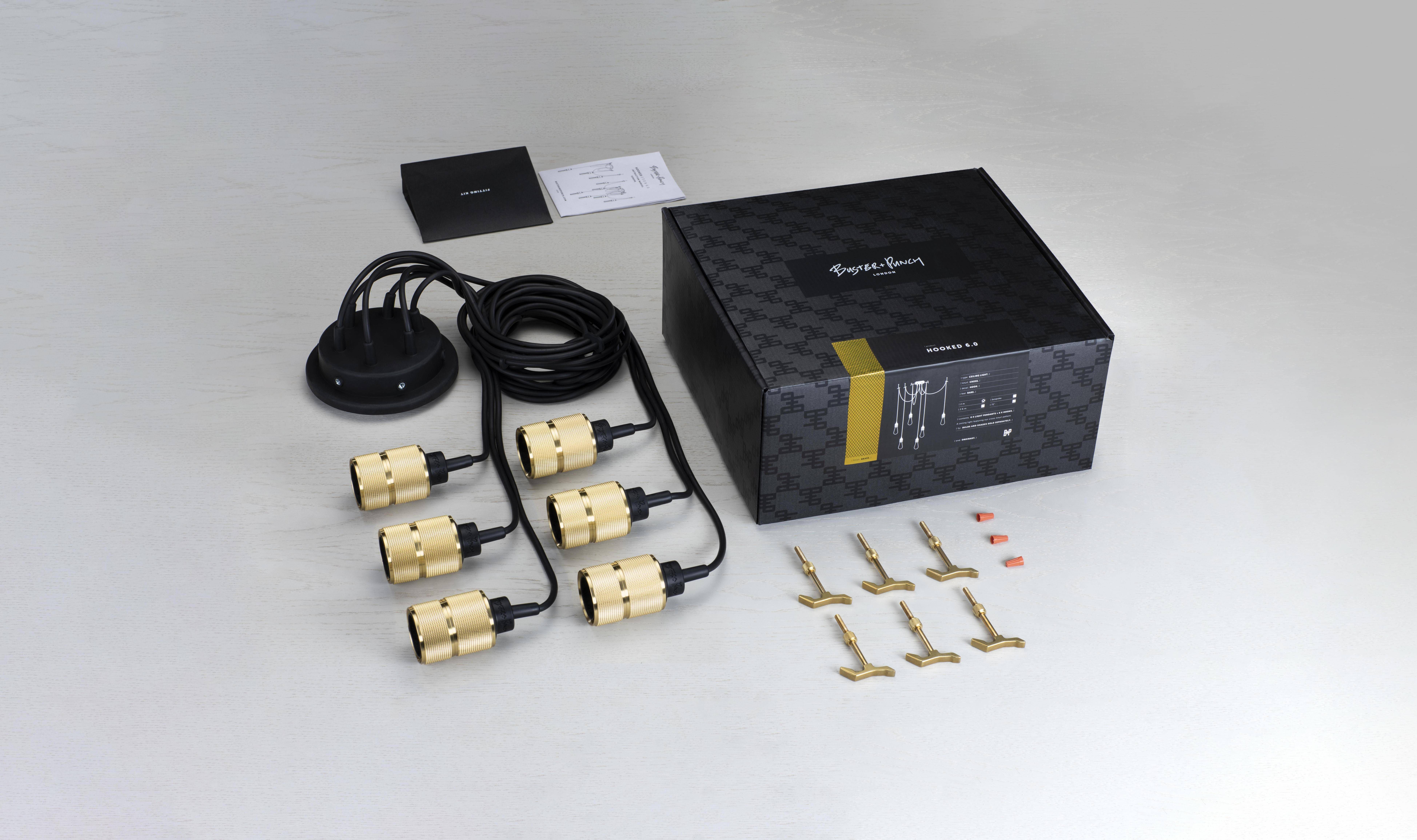 Hooked 6.0 LED 8.27 inch Stone / Brass Pendant Ceiling Light, Mix