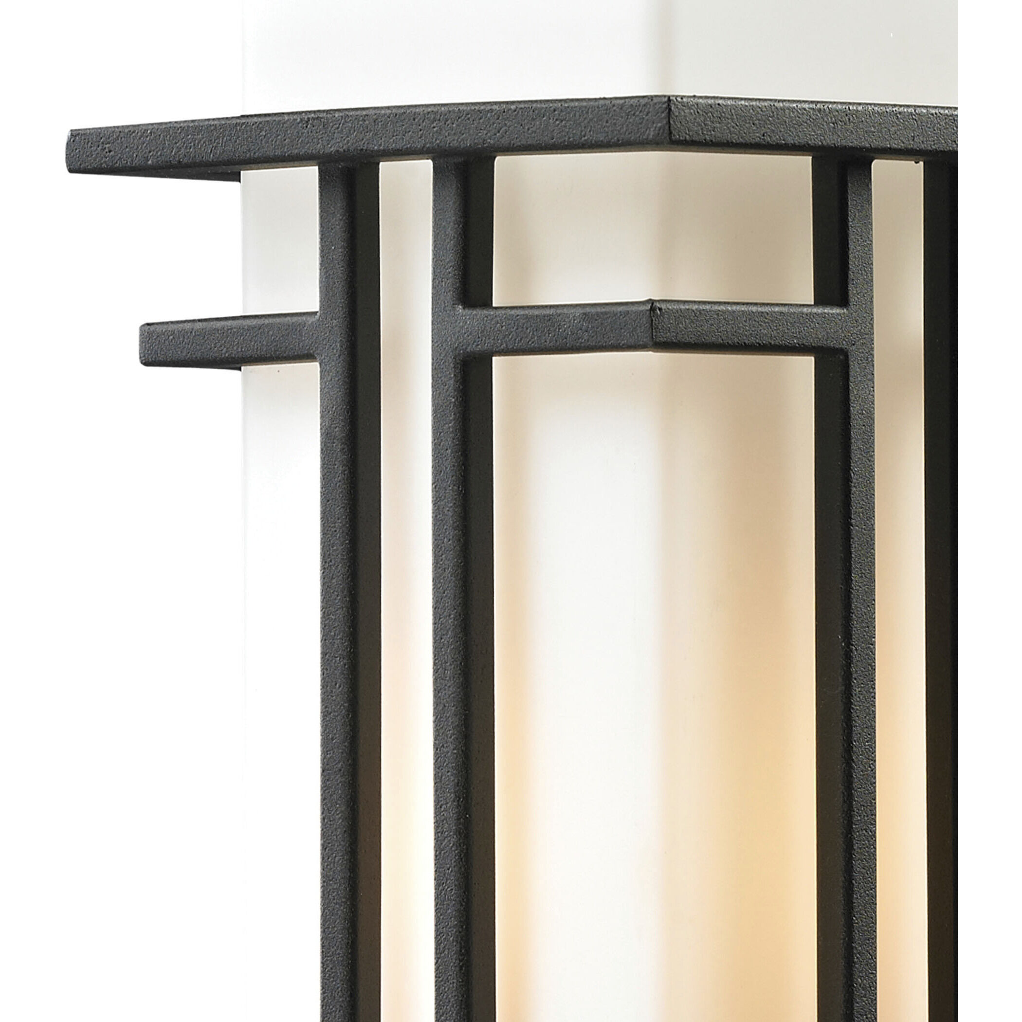 Croftwell 1 Light 12 inch Textured Matte Black Outdoor Sconce