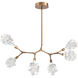 Blossom LED 40.3 inch Novel Brass Linear Pendant Ceiling Light in 2700K LED, Modern Branch