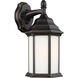 Sevier 1 Light 12.5 inch Antique Bronze Outdoor Wall Lantern, Small