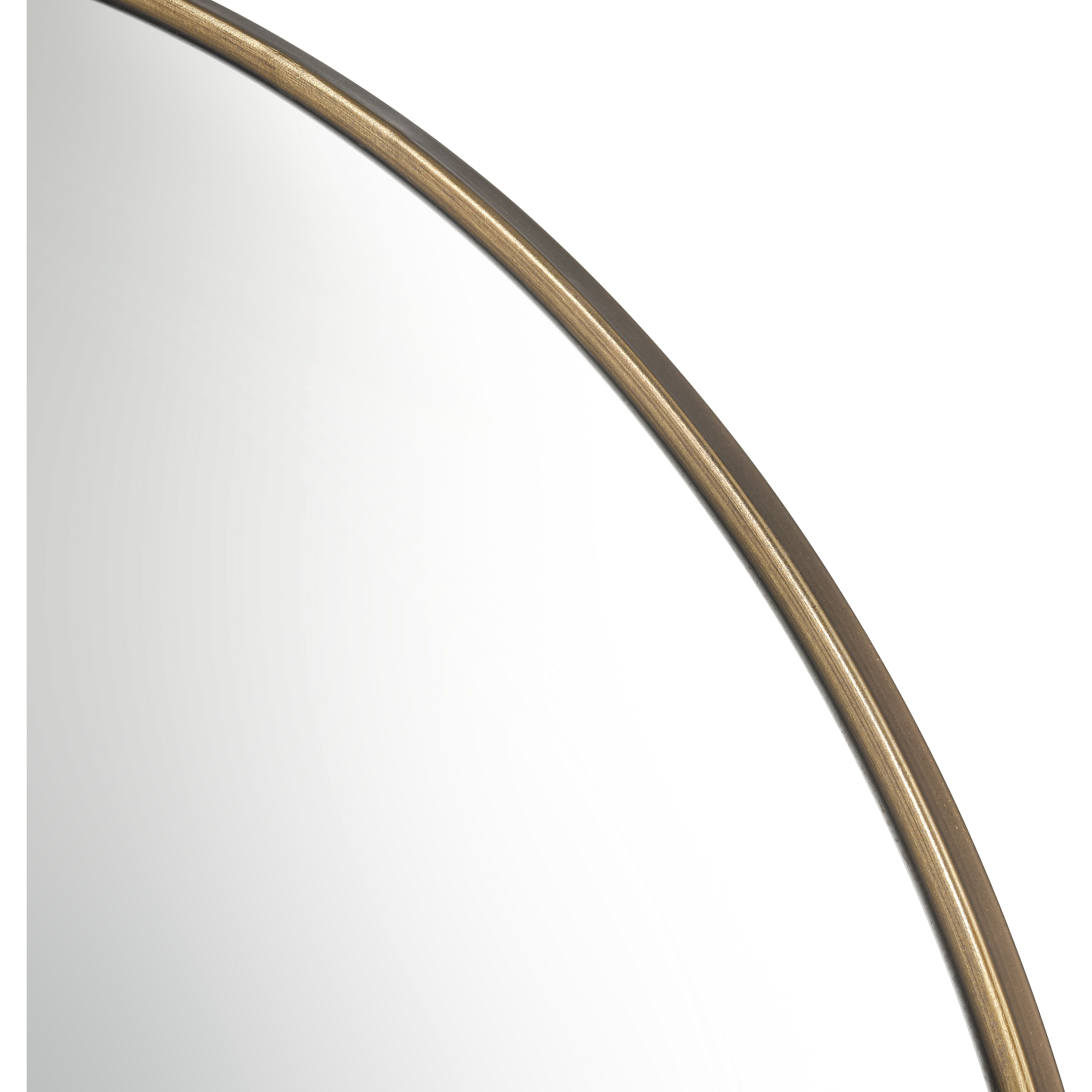 Delk 35.5 X 35.5 inch Brass with Mirror Wall Mirror