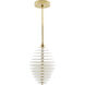 Penelope 1 Light 12.5 inch Clear Seedy Pendant Ceiling Light