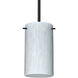 Stilo 7 LED Black Stem Pendant Ceiling Light