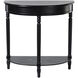 Asher 28.25 X 11.8 inch Black Console Table