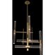 Apollo LED 26 inch Brushed Champagne Gold Chandelier Ceiling Light