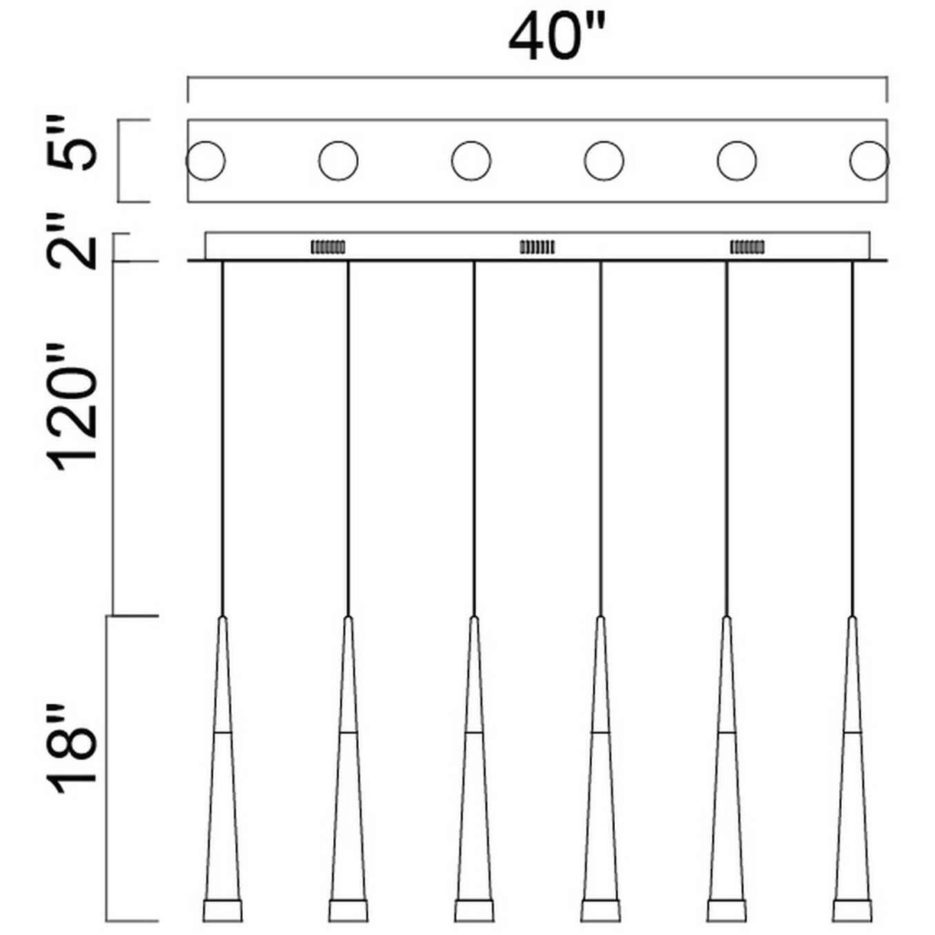 Andes LED 40 inch Satin Gold Pool Table Light Ceiling Light