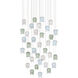 Polpo 36 Light 33 inch Silver Multi-Drop Pendant Ceiling Light