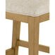 Santos 44 inch Sea Sand and Satin Brass and Liller Malt Bar Stool