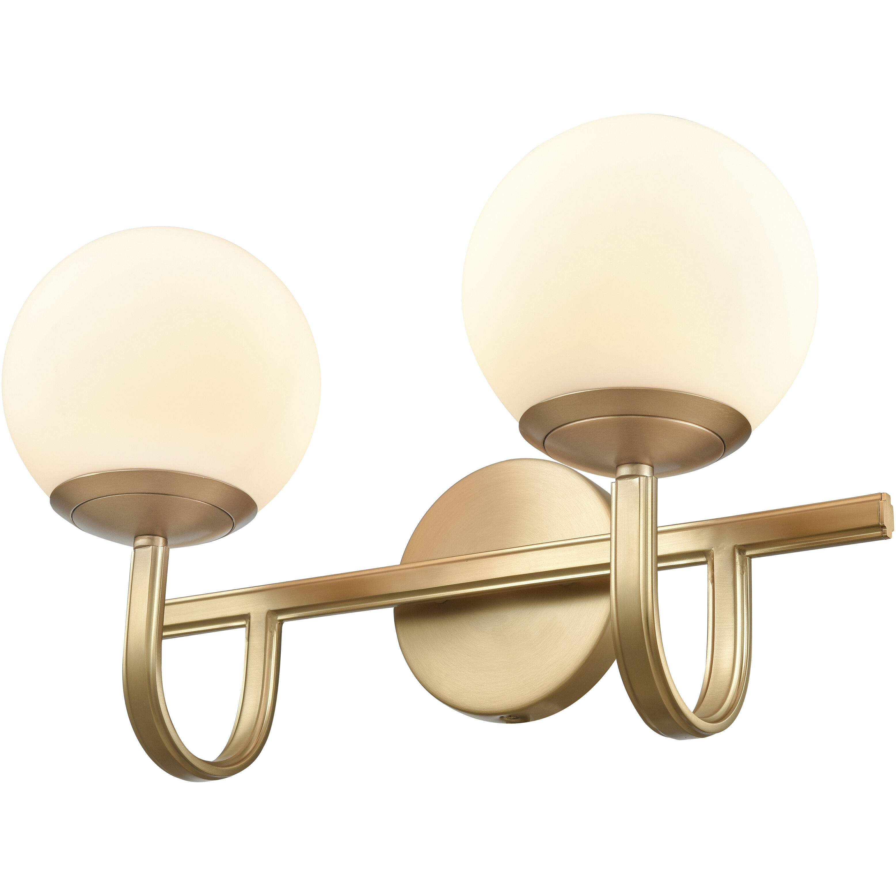 Caroline 2 Light 16 inch Brushed Gold Vanity Light Wall Light