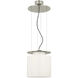 Ray Booth Elias LED 13 inch Polished Nickel Floating Pendant Ceiling Light