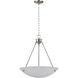 Brentwood 3 Light 23 inch Brushed Nickel Pendant Ceiling Light