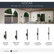 Nocar LED 30 inch Black Textured Outdoor Wall, Large