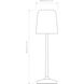 Ella 17.8 inch Light Bronze Interior Table Light Portable Light