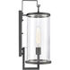 Hopkins 1 Light 20.5 inch Charcoal Outdoor Wall Sconce