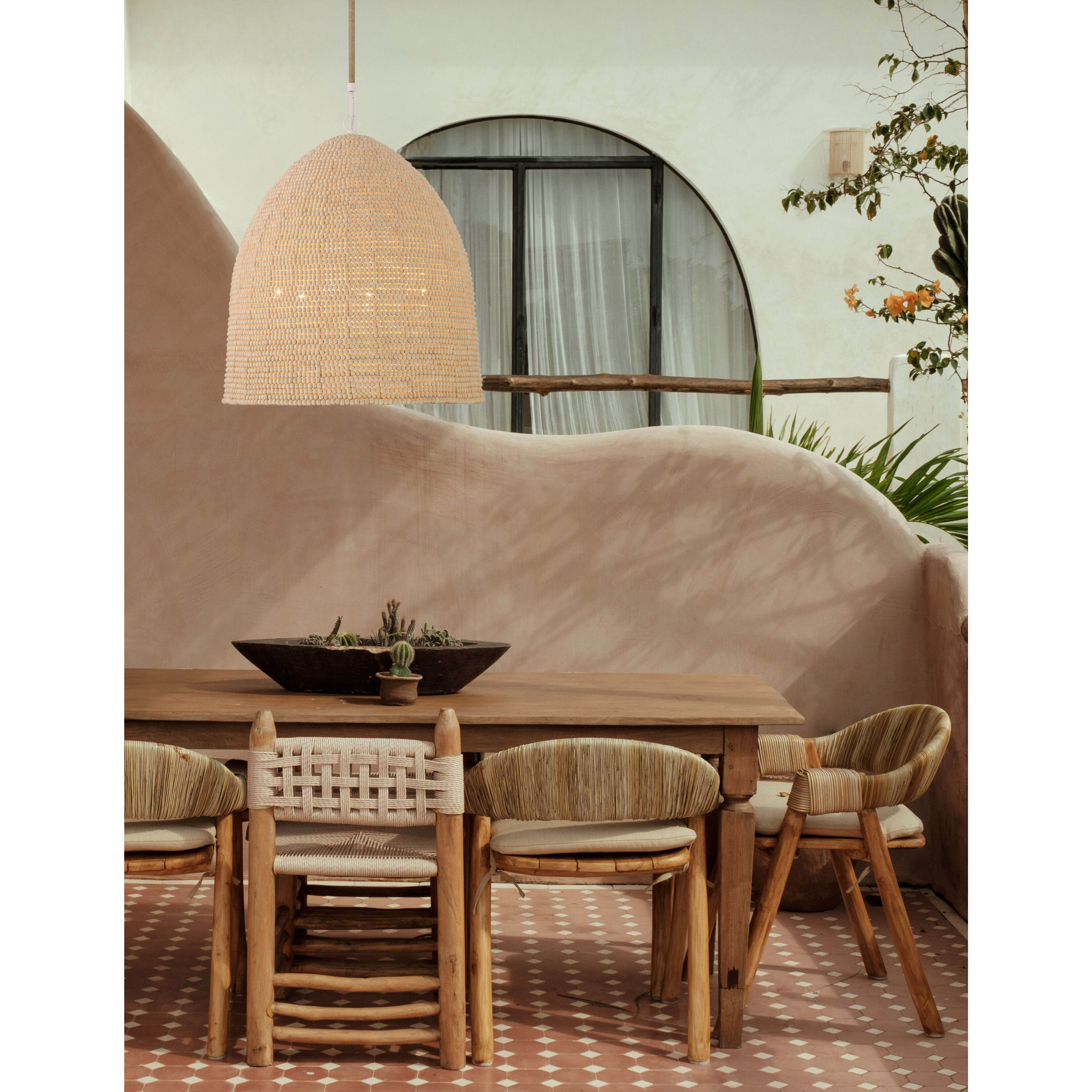 Jasper 6 Light 20 inch Matte White Chandelier Ceiling Light