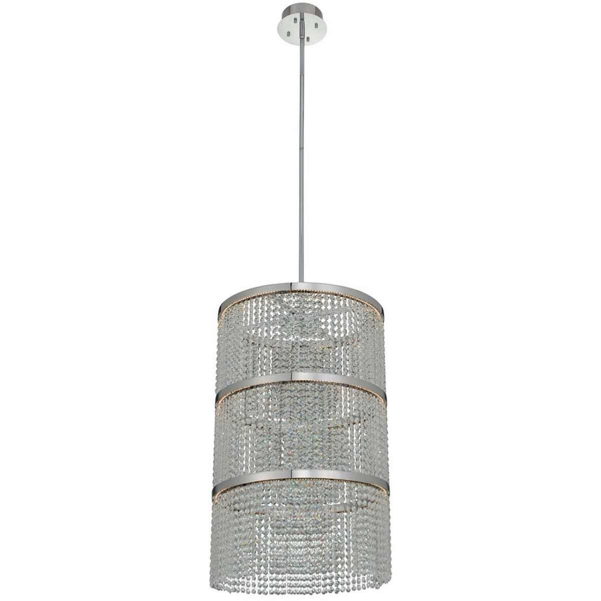 Cortina LED 20 inch Chrome Foyer Light Ceiling Light