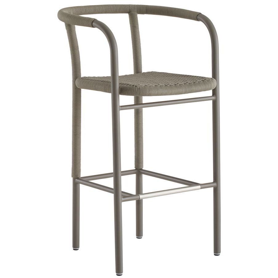 Feller 41 inch Fossil and Gray Outdoor Bar Stool