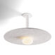 Combi LED 20 inch Matte White Pendant Ceiling Light, Suspension / Flush Mount 2-in-1