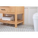 Clement 42 X 22 X 34.13 inch Natural Wood Bathroom Vanity Cabinet