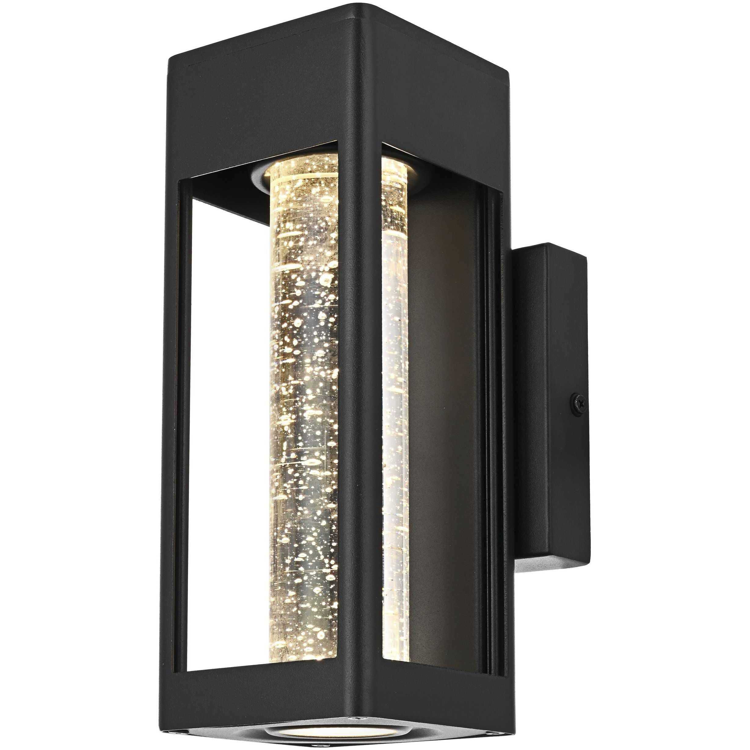 Amaris 1 Light 10 inch Black Outdoor Wall Sconce