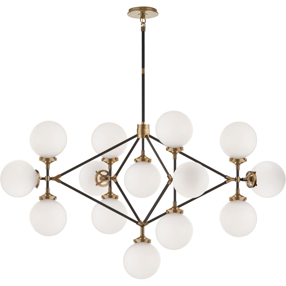 Ian K. Fowler Bistro 14 Light 53.00 inch Chandelier