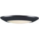 Diverse LED 9.25 inch Black Flush Mount Ceiling Light