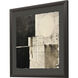 Shattered Impressions Black and Beige and Brown and Neutral Framed Art