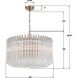 Lofton 7 Light 24 inch Aged Brass Chandelier Ceiling Light