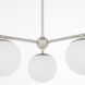 Jasper 3 Light 22 inch Satin Nickel Chandelier Ceiling Light