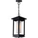 Granville 1 Light 6.9 inch Black Outdoor Hanging Light