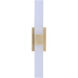 Farrow LED 4.75 inch Gold Vanity Light Wall Light