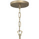 Carter 6 Light 28.5 inch Burnished Gold Indoor Chandelier Ceiling Light