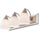 Springfield 3 Light 24 inch Brushed Nickel Bath Vanity Wall Light