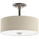Inspire 2 Light 13 inch Brushed Nickel Semi-Flush Mount Ceiling Light