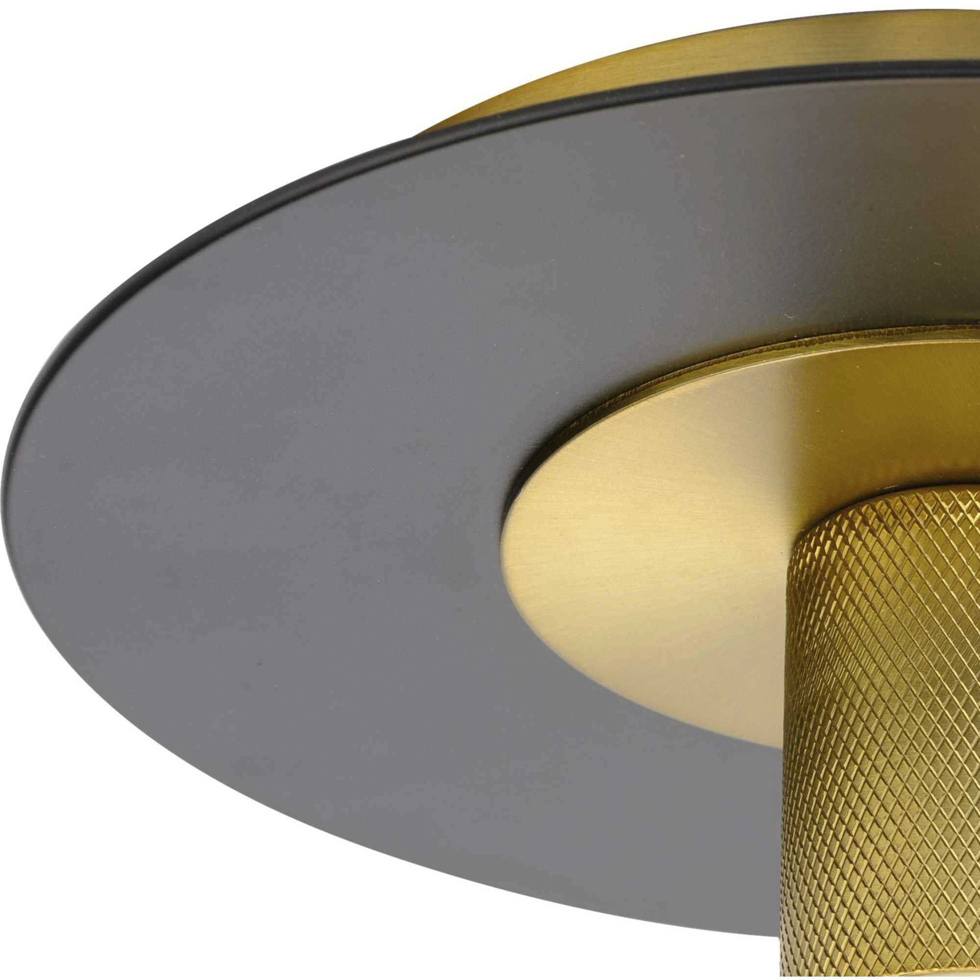 Trimble 1 Light 8 inch Brushed Bronze Flush Mount Ceiling Light, Design Series