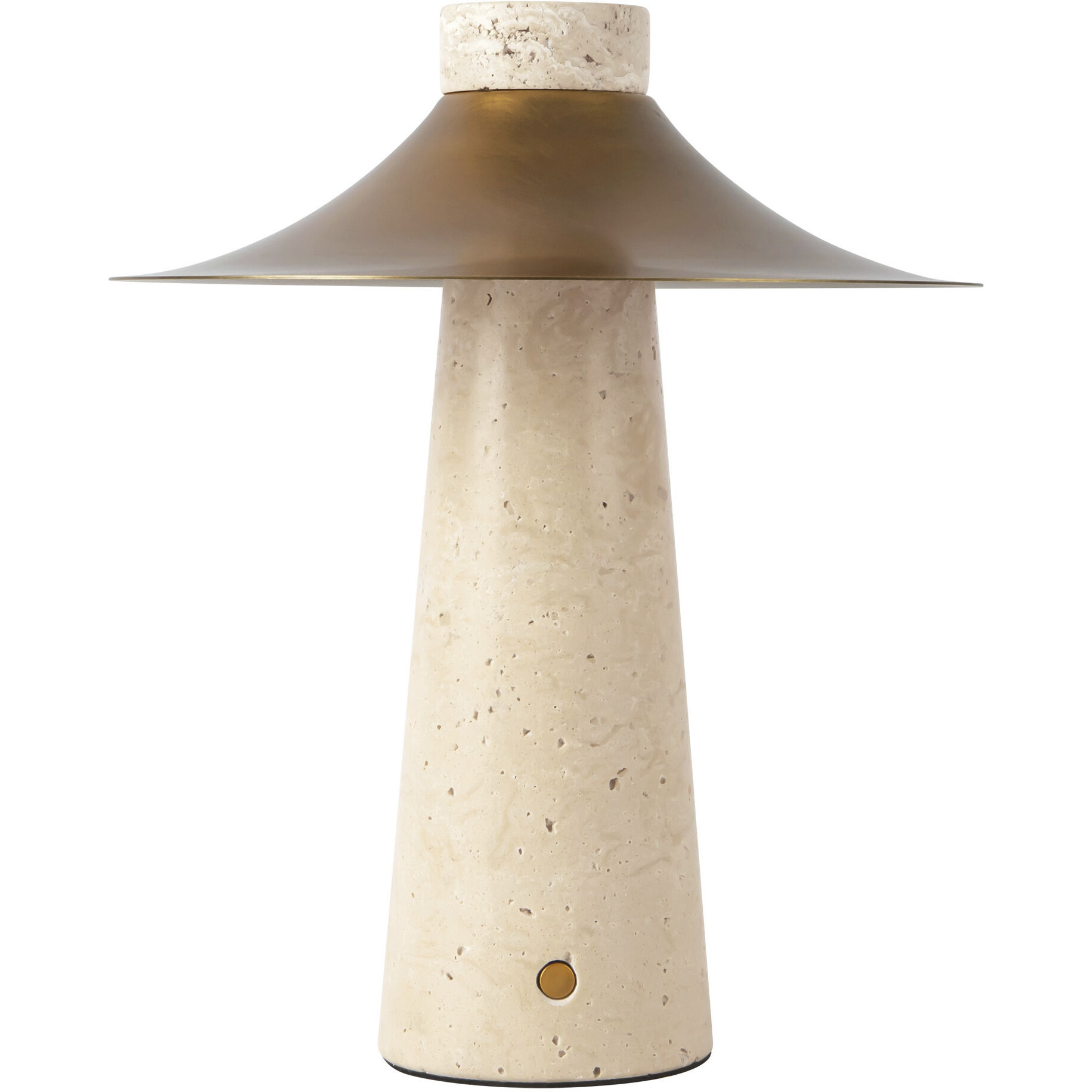 Hagen 12 inch 3 watt Vintage Brass Table Lamp Portable Light