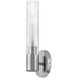 Shea LED 5.25 inch Chrome Bath Light Wall Light