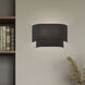 Bainbridge 2 Light 13 inch Black ADA Wall Sconce Wall Light