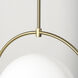 Farrah 11.81 inch Gold Pendant Light Ceiling Light