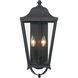 Savannah 4 Light 21 inch Sand Coal Outdoor Wall Mount, The Great Outdoors