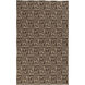 Frontier 36 X 24 inch Dark Brown, Wheat Rug