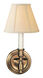 Visual Comfort Studio French Library 1 Light 6 inch Hand-Rubbed Antique Brass Decorative Wall Light in Linen S2110HAB-L - Open Box