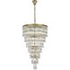 Josephine 41 Light 32 inch Satin Gold Chandelier Ceiling Light