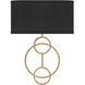 Laurel Sconce Wall Light in Black