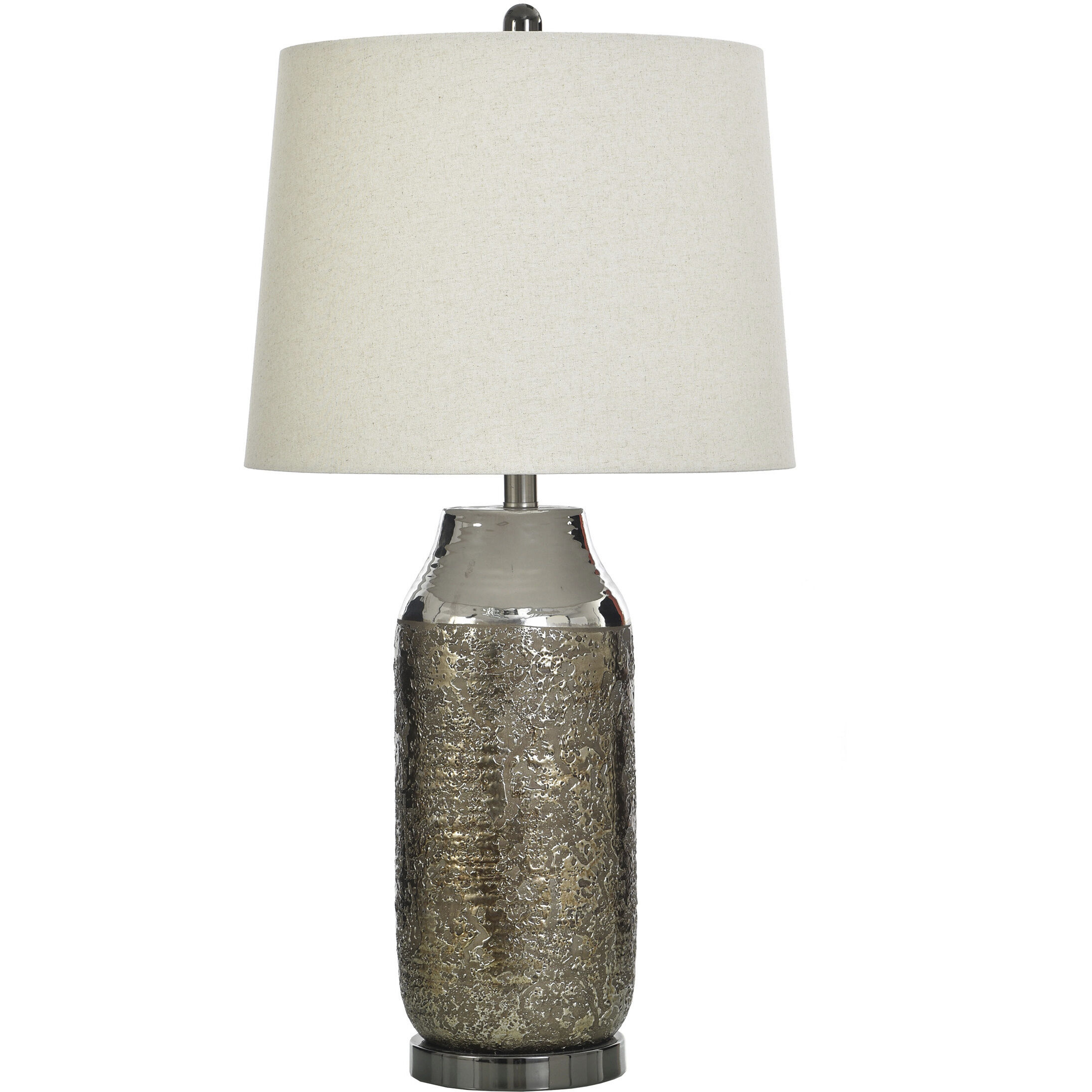 Cameron 30.75 inch 100 watt Kochi Bronze and White Table Lamp Portable Light