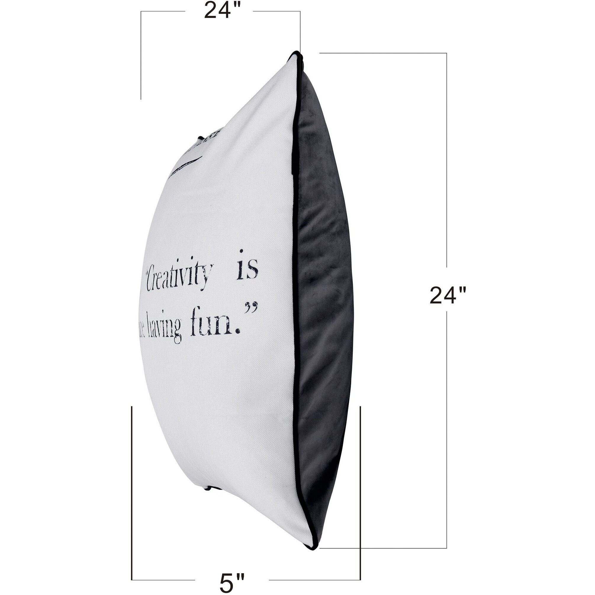 Dann Foley 24 inch White Throw Pillow