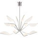 Sean Lavin Belterra LED 48 inch Polished Nickel Chandelier Ceiling Light, Integrated LED
