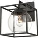 Cubed 1 Light 11 inch Charcoal Outdoor Wall Sconce