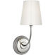 Thomas O'Brien Vendome LED 5.5 inch Polished Nickel Single Sconce Wall Light